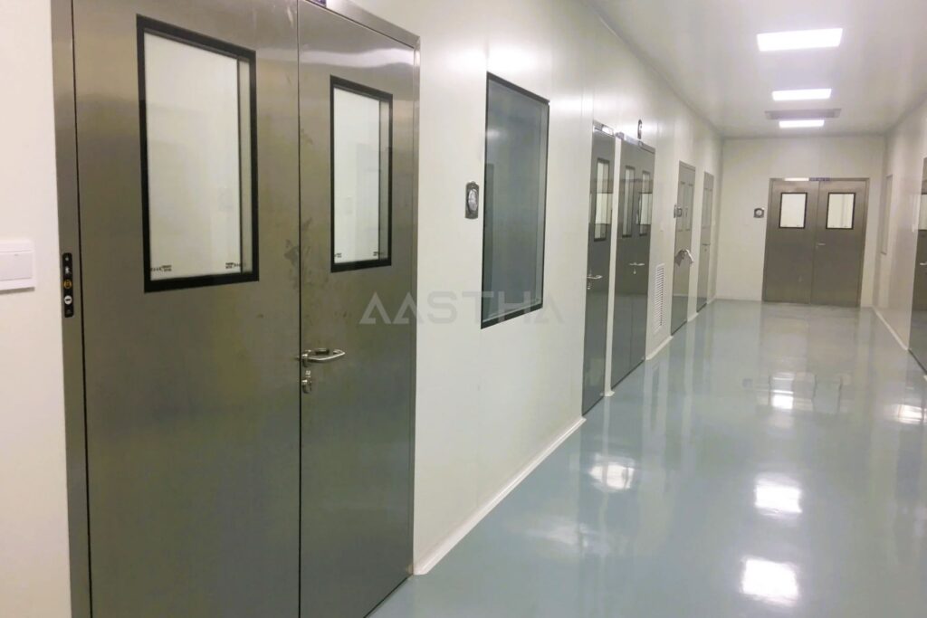 stainless steel door for cleanrooms